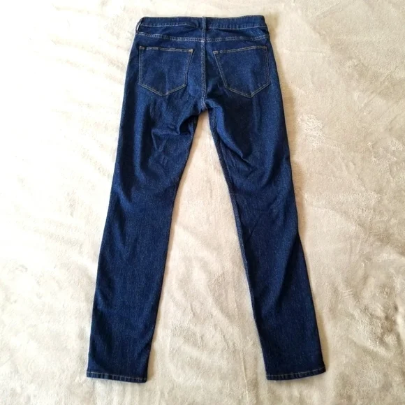 H&M &DENIM Skinny Regular Ankle Dark Blue Denim Size 8 - Picture 5 of 9